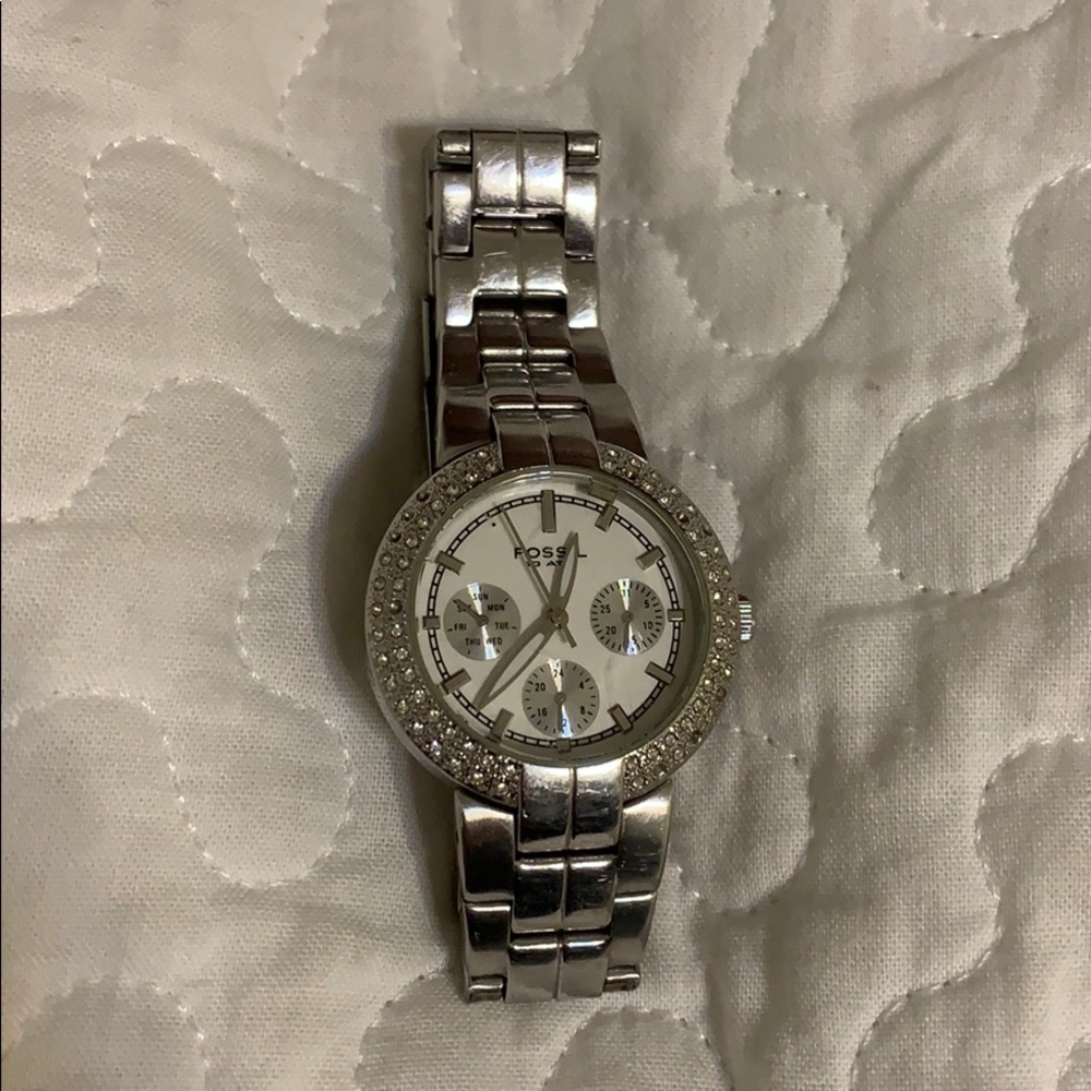 Fossil Jesse Crystal Stainless Steel Watch